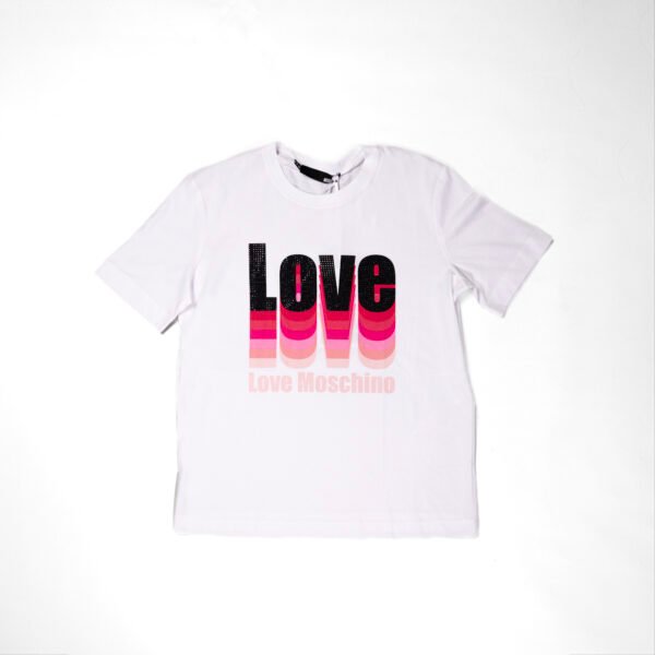 T-shirt Love Moschino white