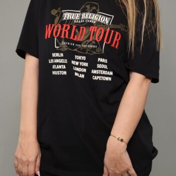T-Shirt True Religion black