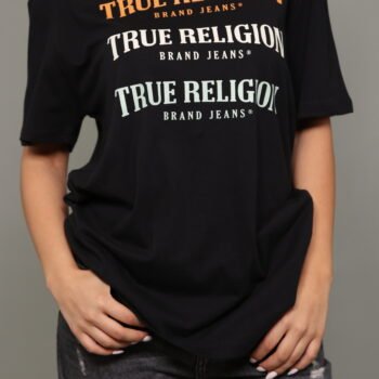 T-Shirt True Religion black